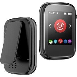 Portable Kids Mp3 Player with Clip,Small Music Player with Bluetooth, Orange